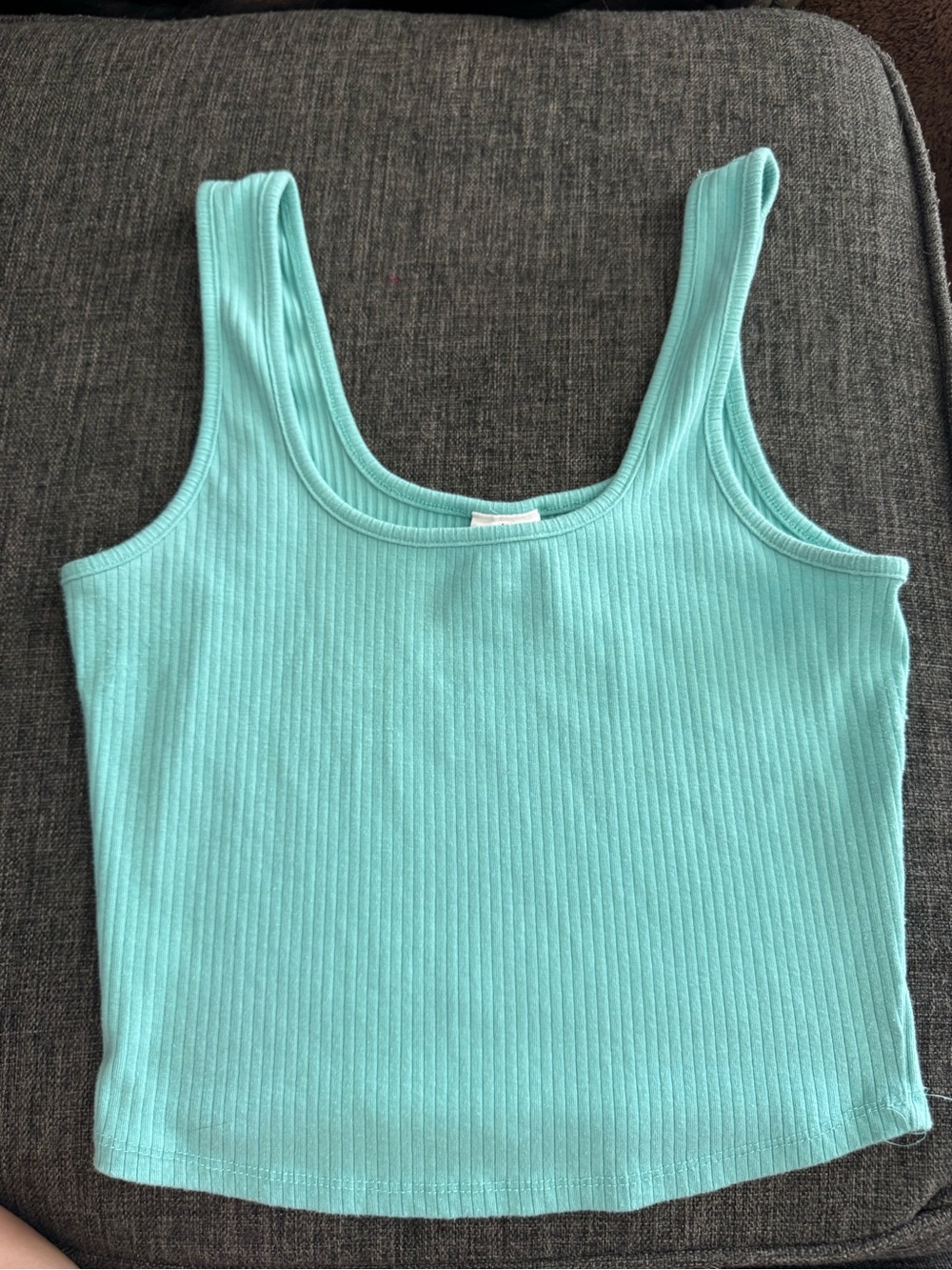 Classic Ribbed Tank Top — Mint Green
